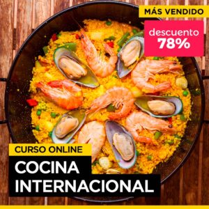 Descuento del 78% en el Curso Cocina Internacional Online - Paella española.