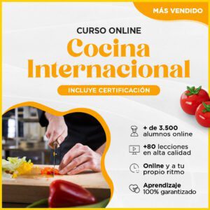 Curso Cocina Internacional Online - Preparación de ingredientes.